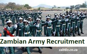 zambia army application letter format