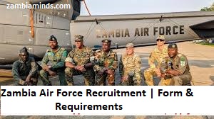 application letter for zambia air force